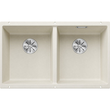 Кухонная мойка Blanco SUBLINE 350/350-U нежно белый 527164