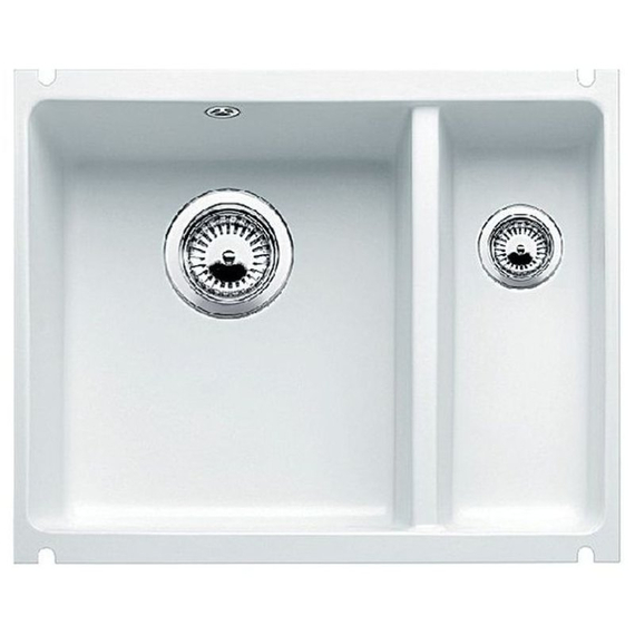 Кухонная мойка Blanco SUBLINE 350/150-U керамика PuraPlus белый 514522