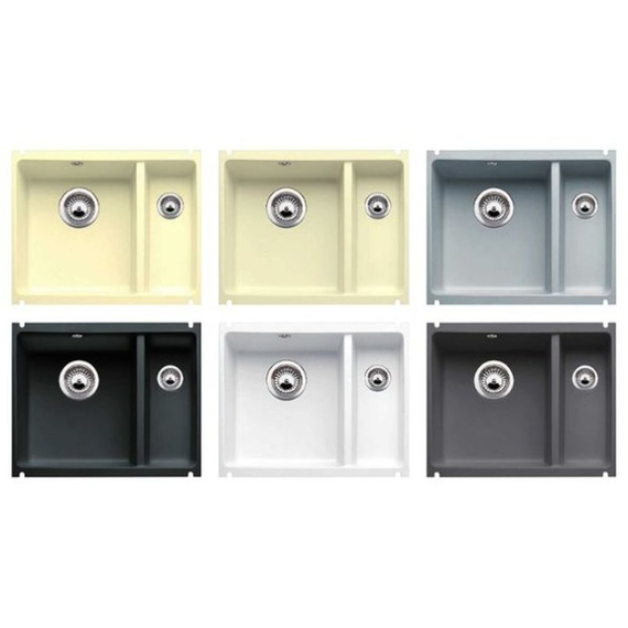 Кухонная мойка Blanco SUBLINE 350/150-U керамика PuraPlus белый 514522