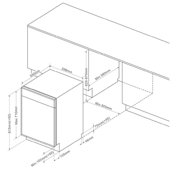 Посудомоечная машина Brandt VS 1010 J