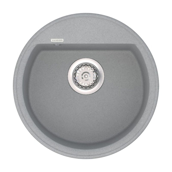 Кухонная мойка Vankor Easy EMR 01.45 Gray stone