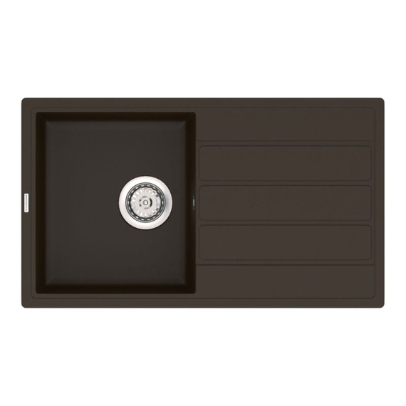 Кухонная мойка Vankor Easy EMP 02.76 Chocolate