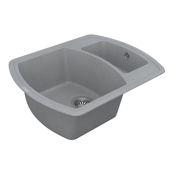 Кухонная мойка Vankor Norton NMP 03.63 Gray stone