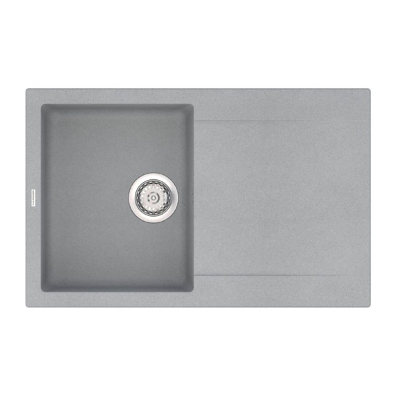 Кухонная мойка Vankor Orman OMP 02.78 Gray stone