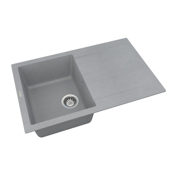 Кухонная мойка Vankor Orman OMP 02.78 Gray stone