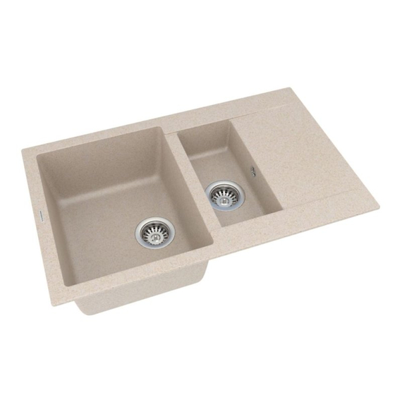 Кухонная мойка Vankor Orman OMP 04.80 Beige