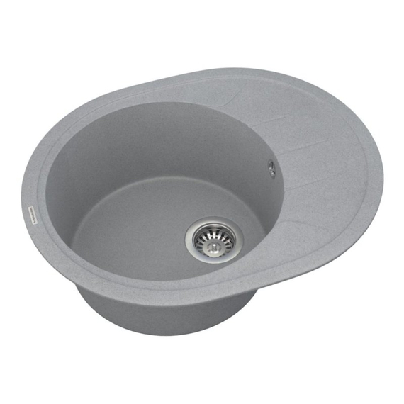 Кухонная мойка Vankor Sity SMO 02.61 Gray stone