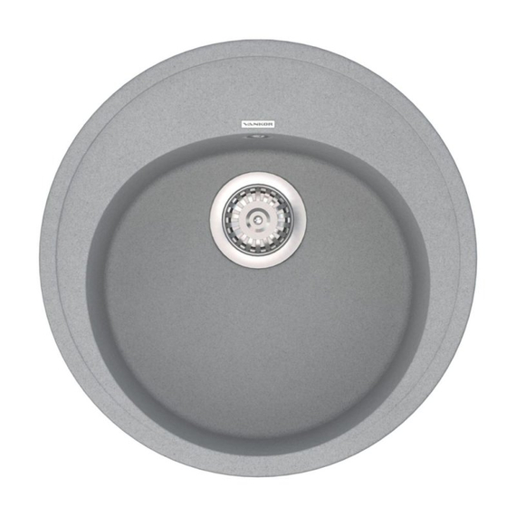 Кухонная мойка Vankor Sity SMR 01.50 Gray stone