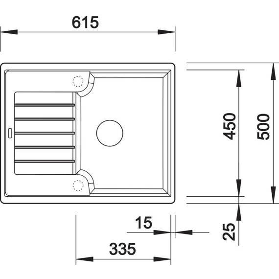 Кухонная мойка Blanco ZIA 40S черний 526006