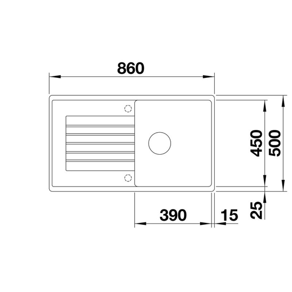 Кухонная мойка Blanco ZIA 5 S антрацит 520511