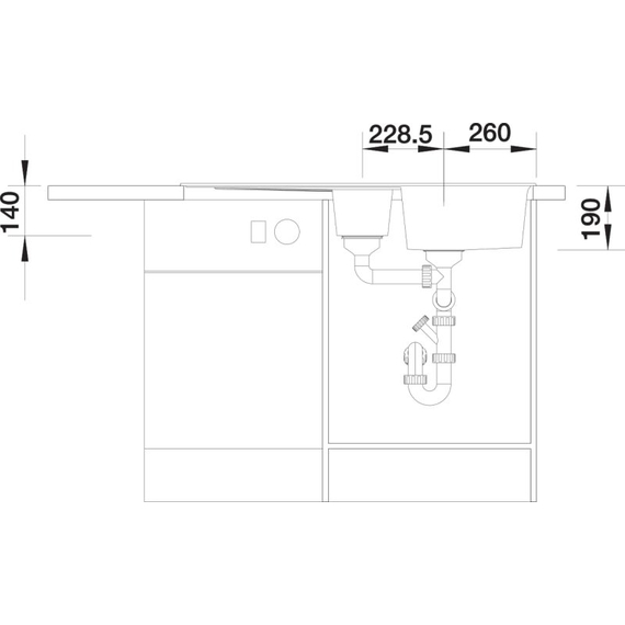 Кухонная мойка Blanco ZIA 6 S черний 526021