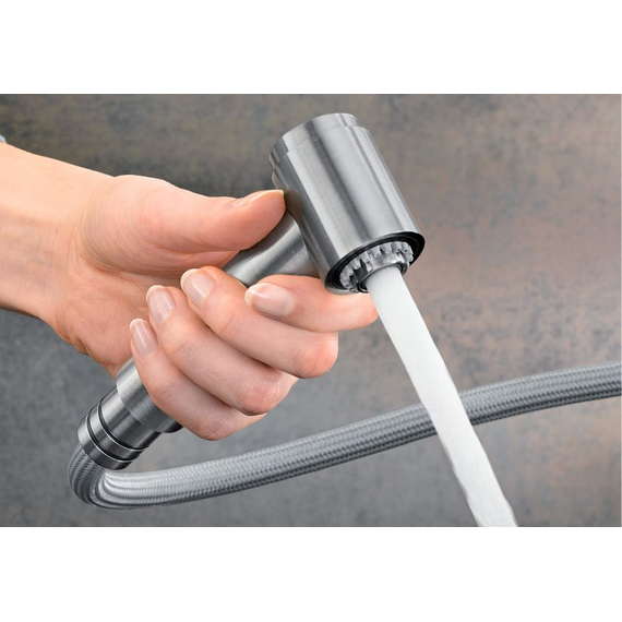 Кухонный смеситель Blanco AMBIS-S нержавеющая сталь 523119