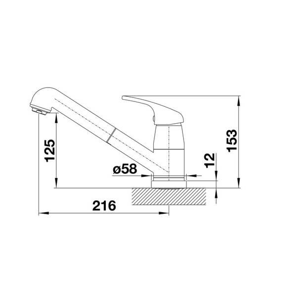 Кухонный смеситель Blanco DARAS-S белый 517735