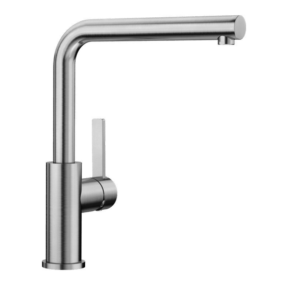 Кухонный смеситель Blanco LANORA нерж. сталь 523122