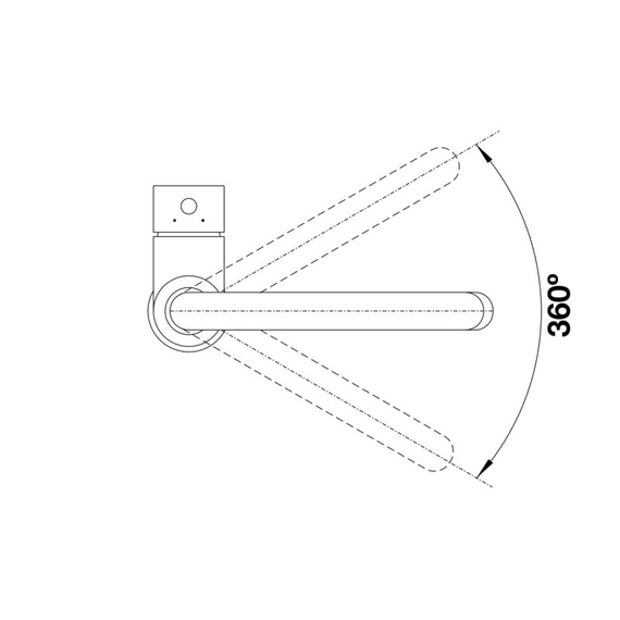 Кухонный смеситель Blanco MIDA кофе 519423