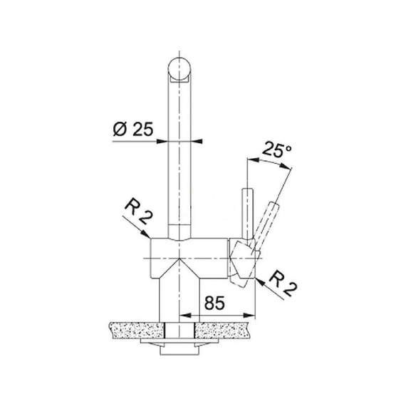 Кухонный смеситель Franke Atlas Neo Pull Out нерж.сталь