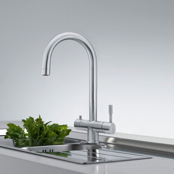 Кухонный смеситель Franke Eos Clear Water нерж. сталь