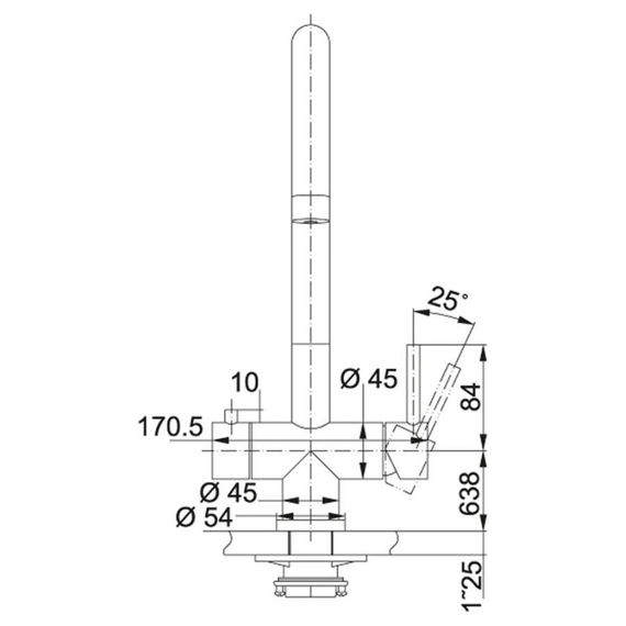 Кухонный смеситель Franke Eos Clear Water нерж. сталь