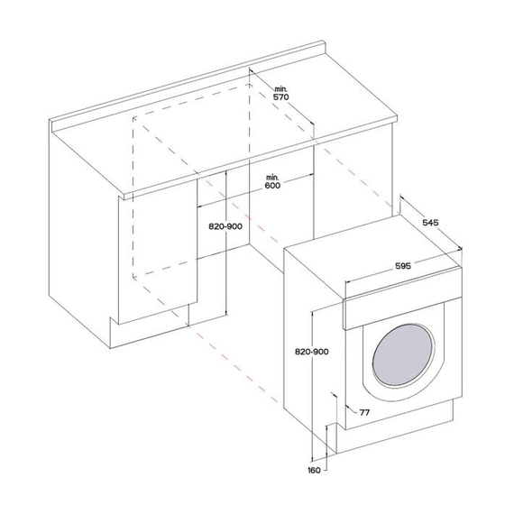 Вбудована пральна машина Whirlpool BI WDWG 75148 EU