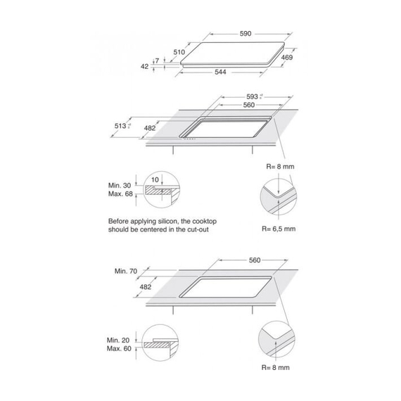 Варочная поверхность газовая Whirlpool GOWL 628 NB