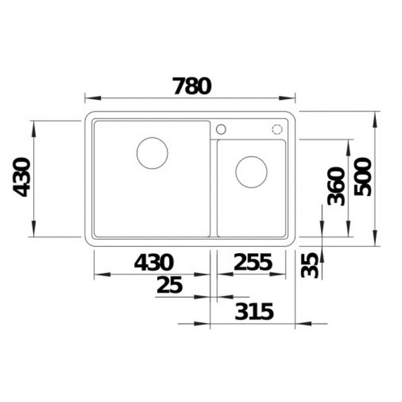 Кухонная мойка Blanco LEGRA 8 чёрний 526223