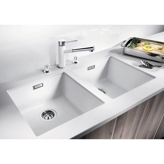 Кухонная мойка Blanco SUBLINE 400-U белый 523426