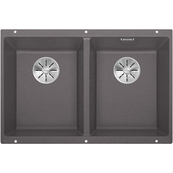 Кухонная мойка Blanco SUBLINE 350/350-U темная скала 523575