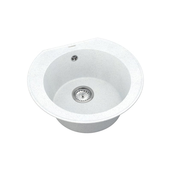 Кухонная мойка Vankor Kres KMR 01.52 White Stone