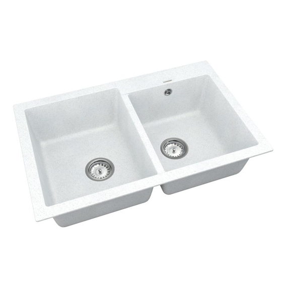 Кухонная мойка Vankor Orman OMP 05.80 White Stone