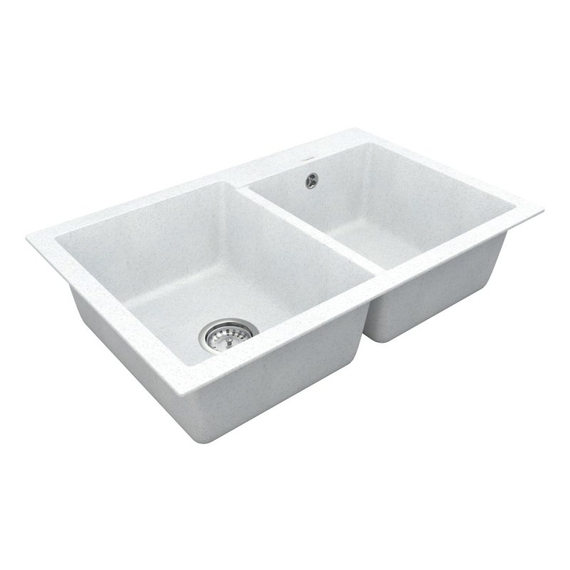 Кухонная мойка Vankor Orman OMP 05.80 White Stone