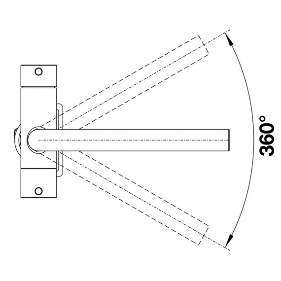 Кухонный смеситель Blanco FONTAS II тёмная скала 523137