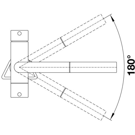 Кухонный смеситель Blanco FONTAS-S II чёрний 526158