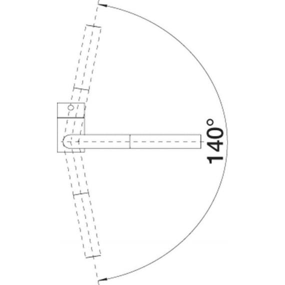 Кухонный смеситель Blanco LINUS-S нерж.сталь 517184