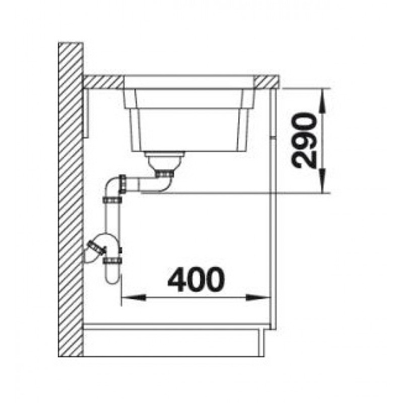 Кухонная мойка Blanco ETAGON 500-U антрацит 522227