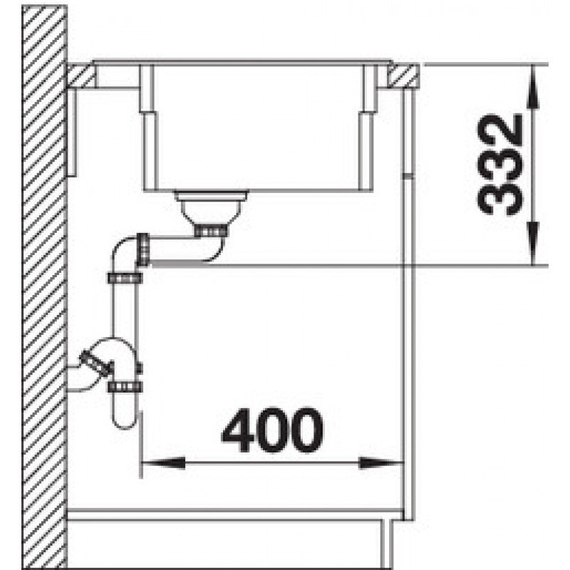Кухонная мойка Blanco ETAGON 6 антрацит 524539