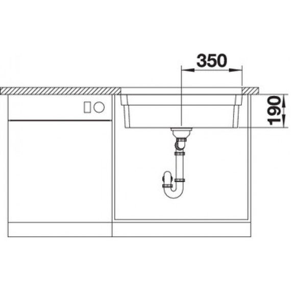 Кухонная мойка Blanco ETAGON 700-U тёмная скала 525168