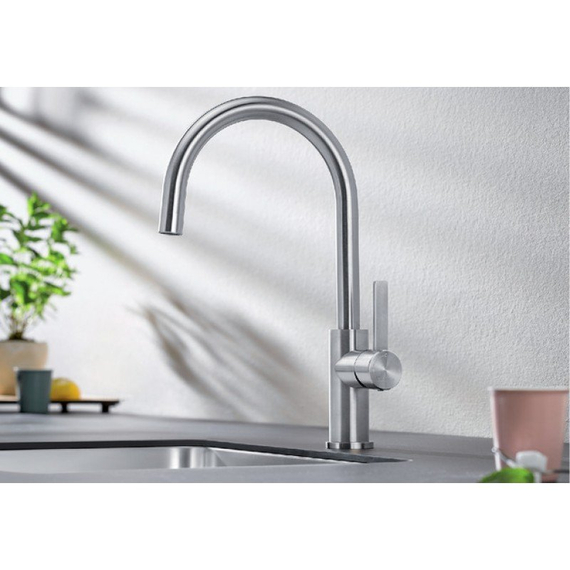 Кухонный смеситель Blanco CANDOR нержавеющая сталь 523120