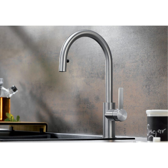 Кухонный смеситель Blanco CANDOR-S нержавеющая сталь 523121