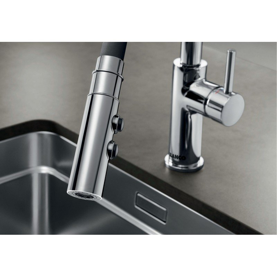 Кухонный смеситель Blanco CATRIS-S Flexo PVD steel 525792