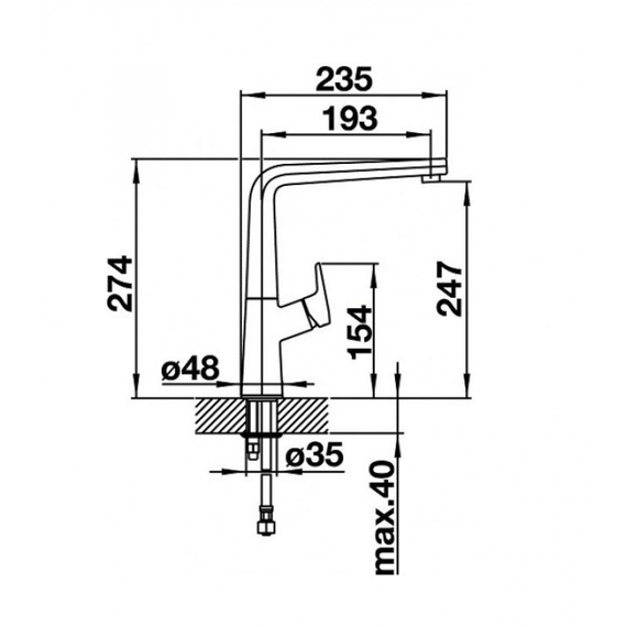 Кухонный смеситель Blanco AVONA хром 521267
