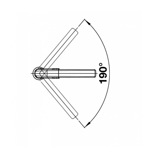 Кухонный смеситель Blanco AVONA-S тёмная скала 521285