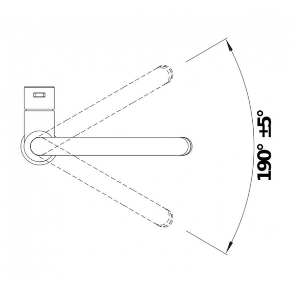 Кухонный смеситель Blanco JANDORA-S нерж. сталь 526614