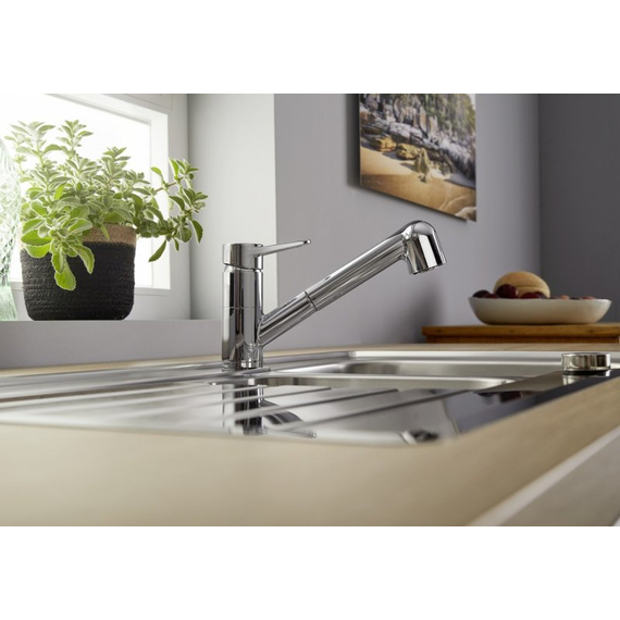 Кухонный смеситель Blanco WEGA-S II вулканический серый 526983