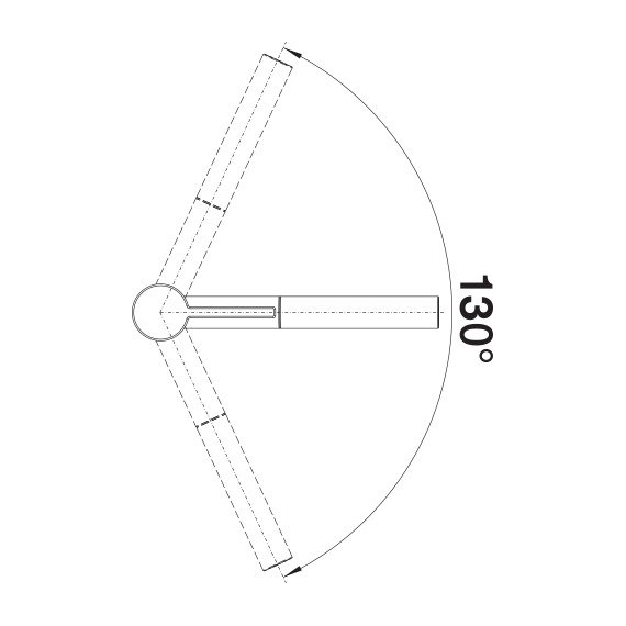 Кухонный смеситель Blanco LINEE-S хром 517591