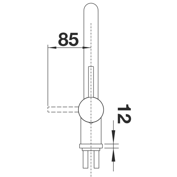 Кухонный смеситель Blanco LINUS-F хром 514025