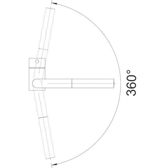 Кухонный смеситель Blanco LINUS-F хром 514025