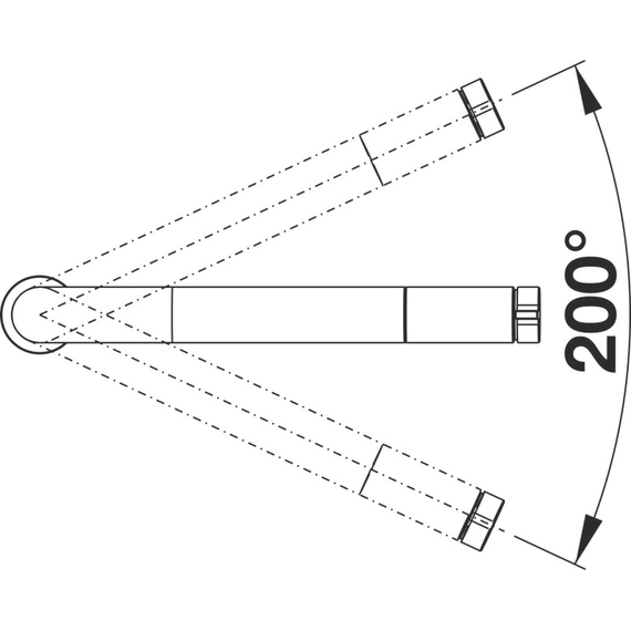 Кухонный смеситель Blanco VONDA хром 518434