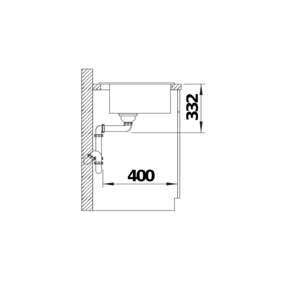 Кухонная мойка Blanco NAYA 5 антрацит 526579