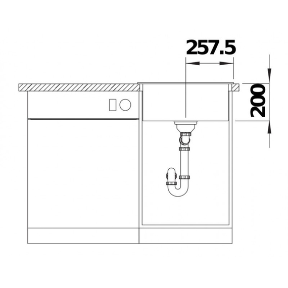 Кухонная мойка Blanco NAYA 5 белый 526582