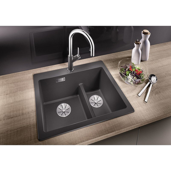 Кухонная мойка Blanco PLEON 6 Split чёрний 525955